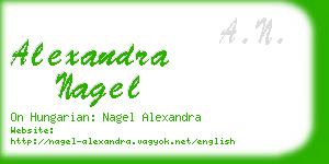 alexandra nagel business card